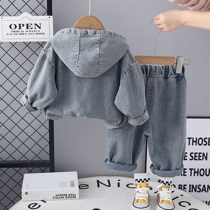 Boys Denim Co-Ord Set [BT-6857] [1 - 5Years]