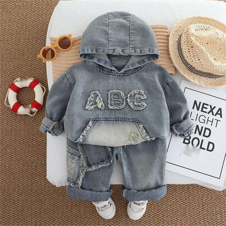 Boys Denim Co-Ord Set [BT-6857] [1 - 5Years]