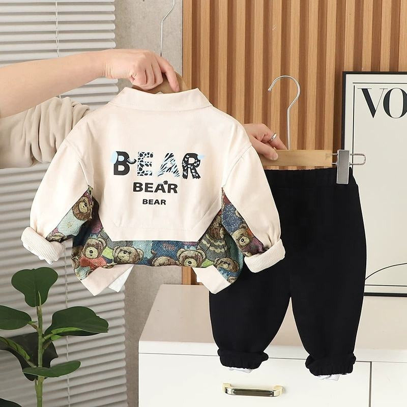 Boys 3 Piece Co-Ord Set [BT-6858] [1 - 5Years]