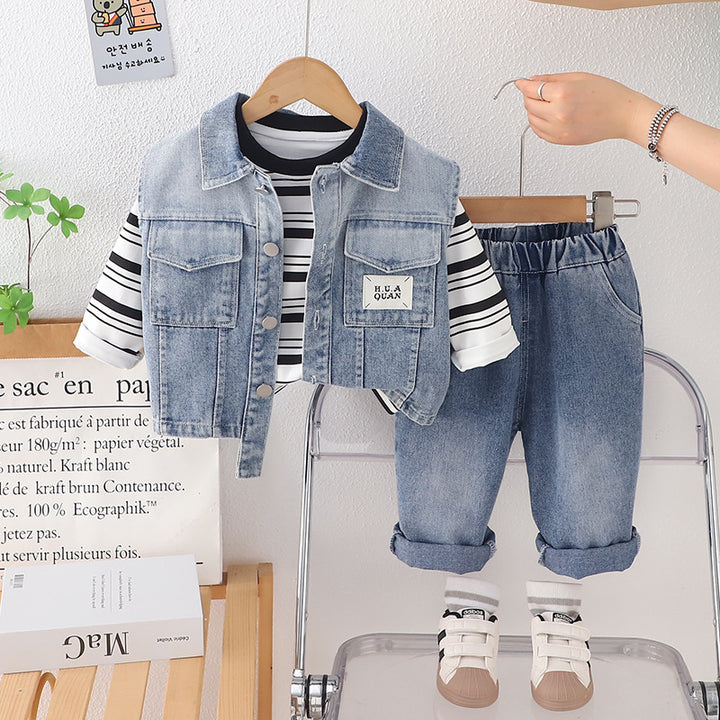 Boys 3 Piece Co-Ord Set [BT-6752] [2 - 6Years]