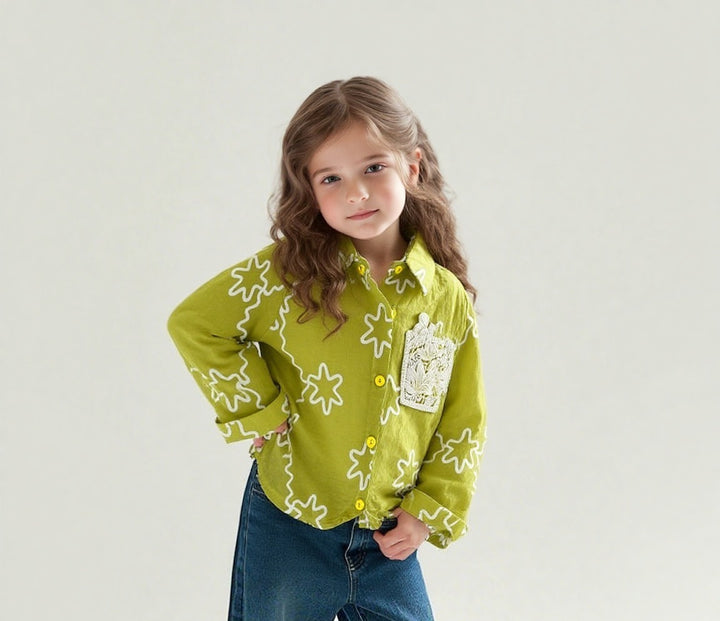 Girls Embroidered Party Wear 2 Peice Top [GT-144] [4-12 year]