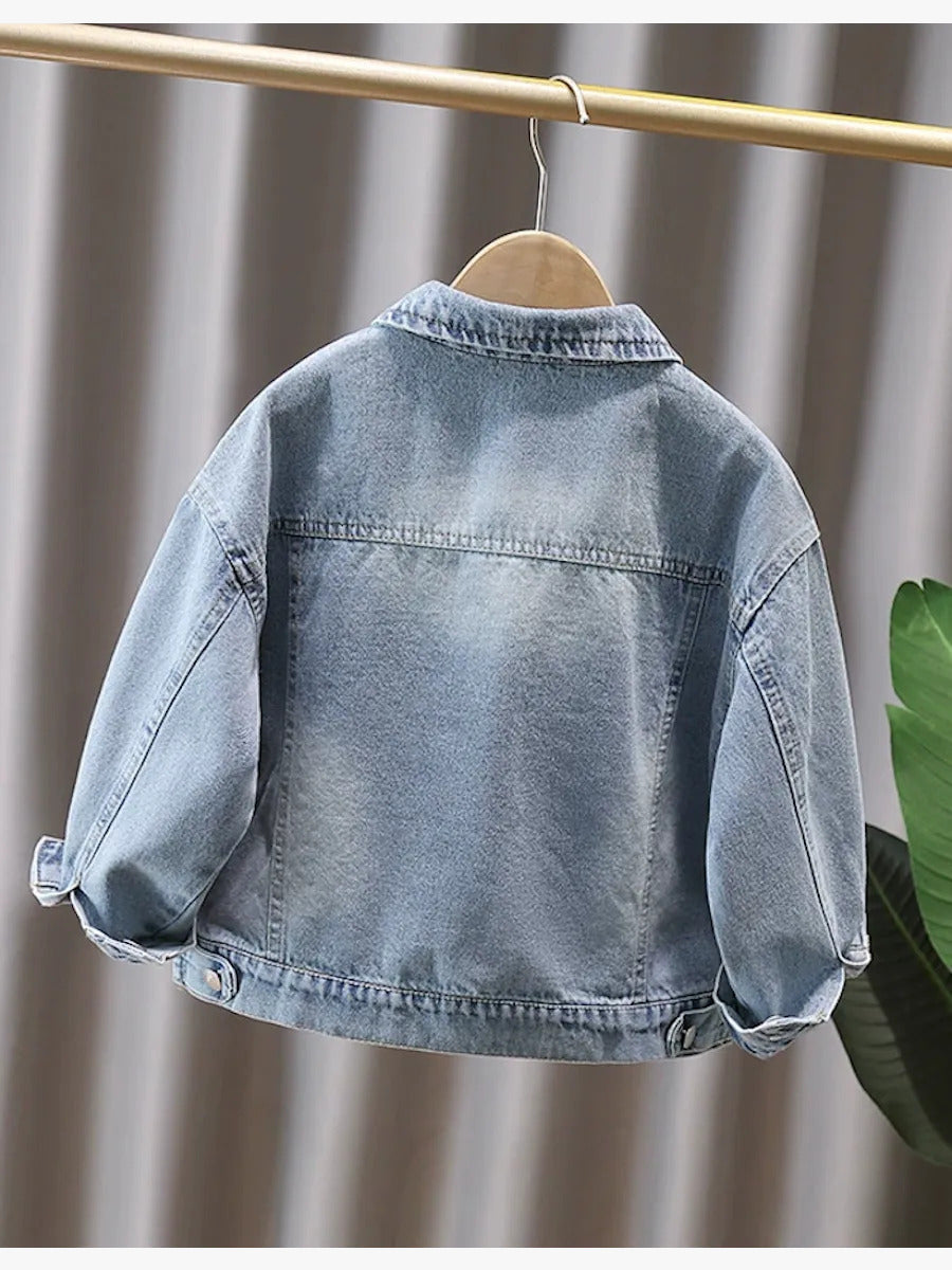 Girls Imported Fancy Denim Jacket [GT-155] [ 4-12 Years ]