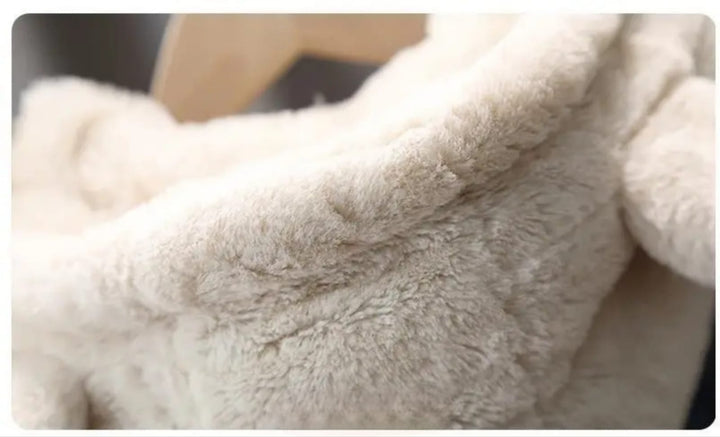 Girls Imported Winter Hoodie Fur Jacket [GT-151] [ 3-12 Years ]