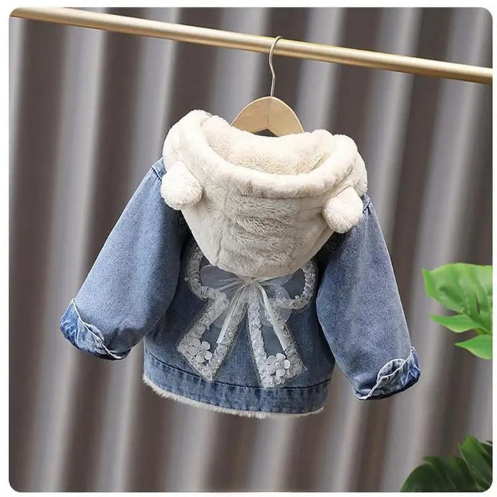 Girls Imported Winter Hoodie Fur Jacket [GT-151] [ 3-12 Years ]