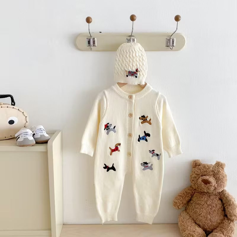 Unisex Romper With Cap  [BT-6659] (3 - 24 Month )