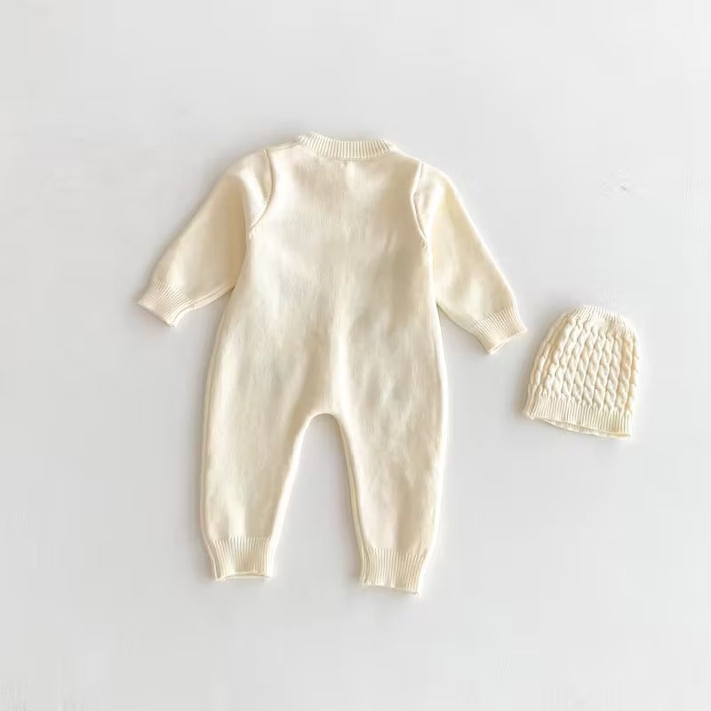 Unisex Romper With Cap  [BT-6659] (3 - 24 Month )