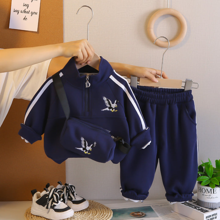Boys Imported Navy Blue Co-Ord Set [BT-6598] [1 - 5Years]