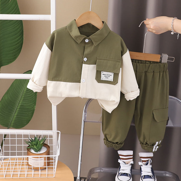 Boys Imported Forest Green Co-Ord Set [BT-6592] [1 - 5Years]