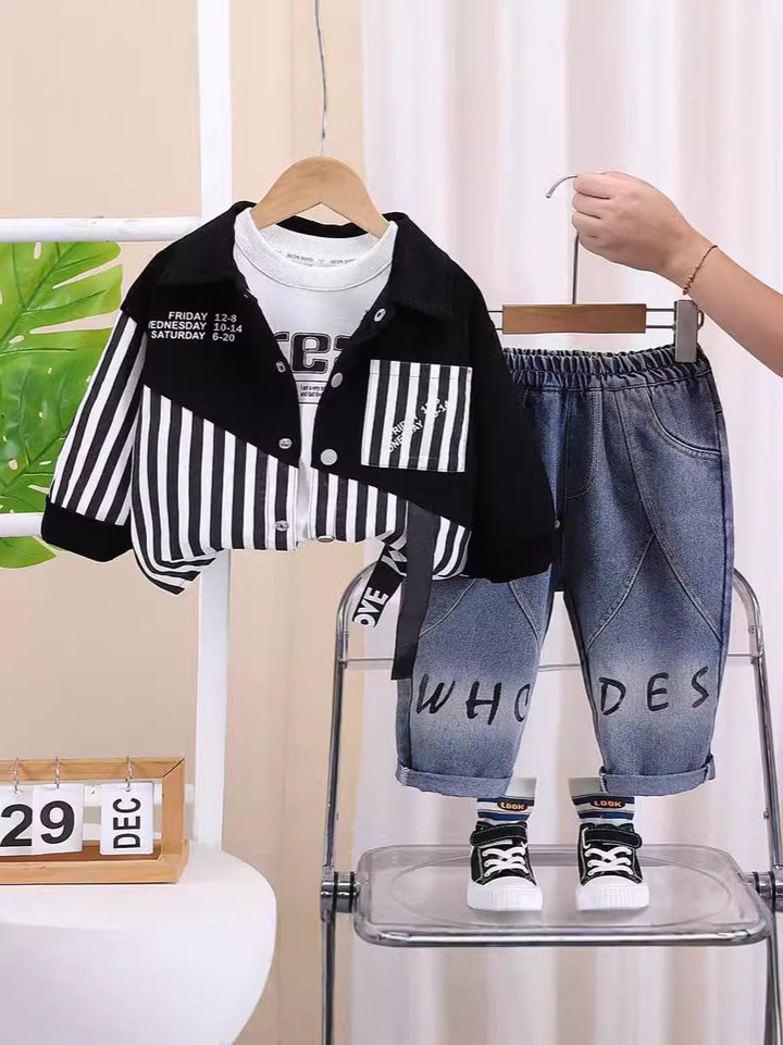 Boys 3 Piece Co-Ord Set [BT-6572] [1 - 6Years]