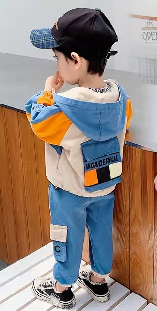 Boys Full Sleeves Imported Co-Ord Set [BT-6417] [1 - 5Years]