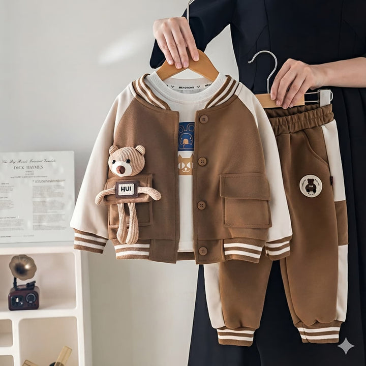 Boys Imported 3 Piece Co-Ord Set [BT-6147] [1 - 5Years]