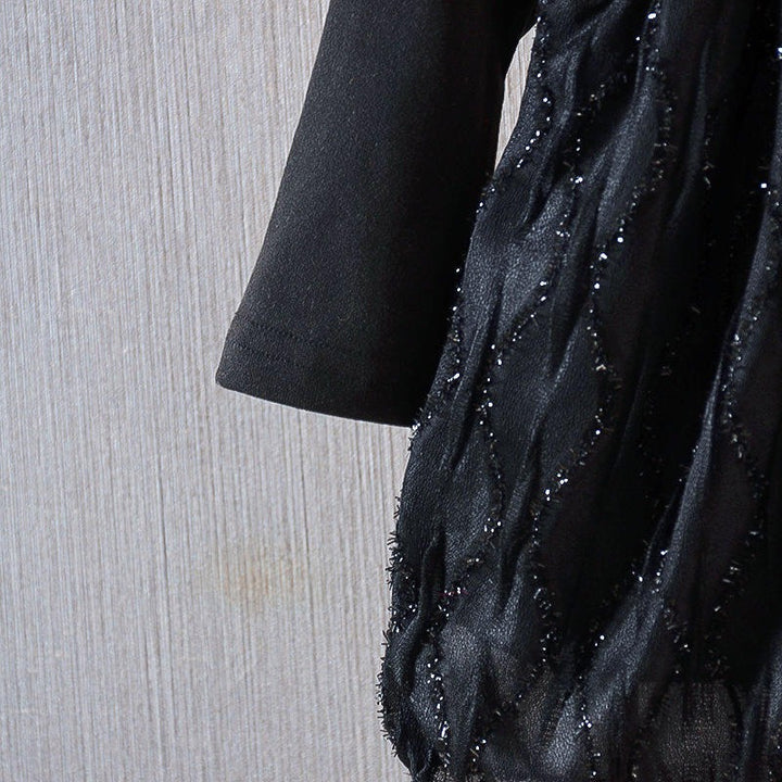 Girls Imported Black Dress [GD-6889] (6M-3Years)