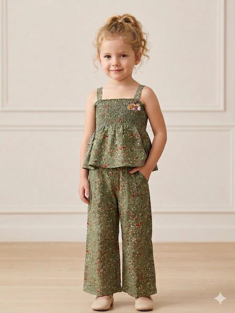 Girls Summer Cotton Printed Dress [GD-6774] (9M-5Years)