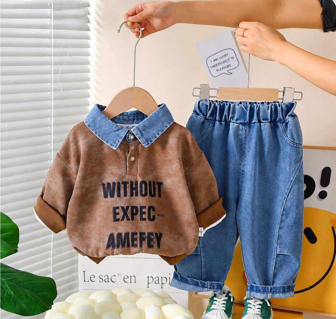 Boys Imported Cord Set [BT-8415] [1-6 Years]