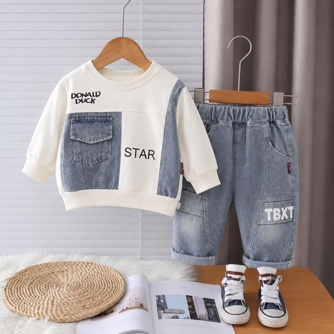Boys Imported Cord Set [BT-8459] [1-6 Years]