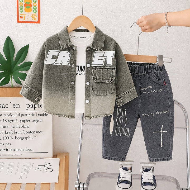 Boys Imported Cord Set [BT-8547] [1-6 Years]