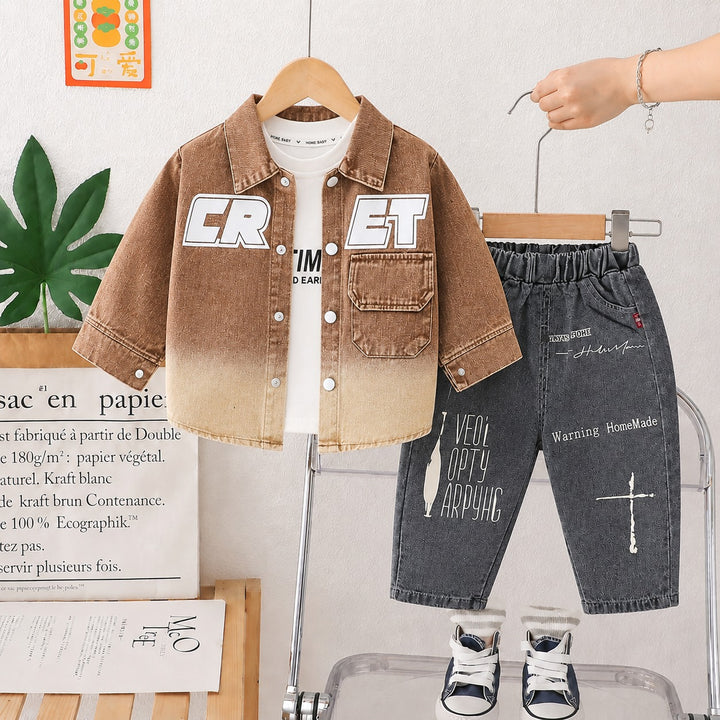 Boys Imported Cord Set [BT-5121] [1-6 Years]
