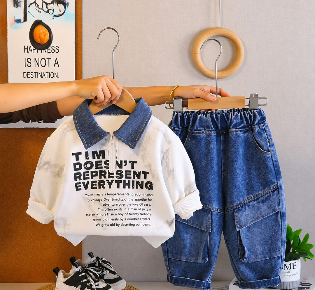 Boys Imported Cord Set [BT-3210] [1-6 Years]