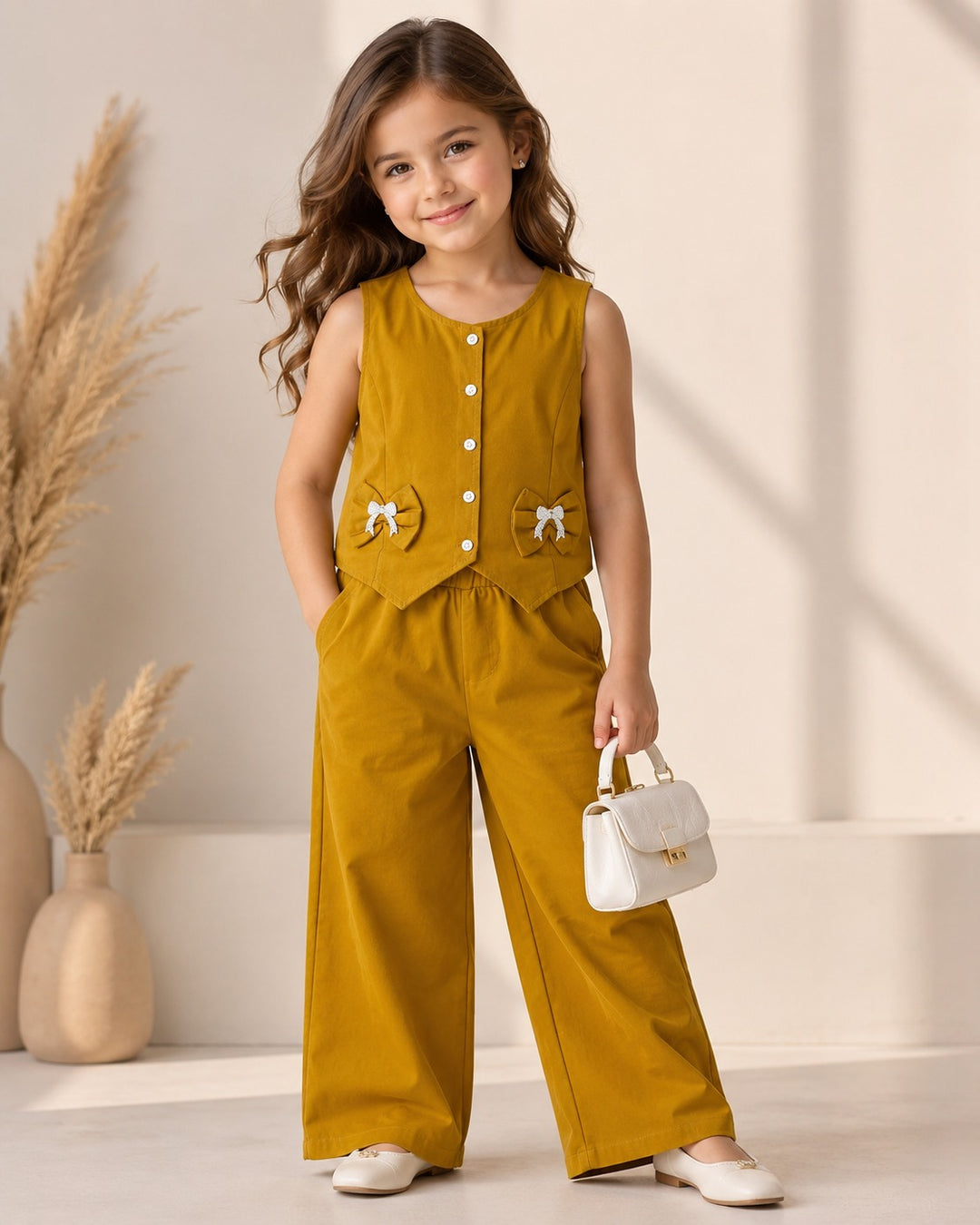 Girl's Casual Co-Ord Set [6F-6510] (4-12Years)