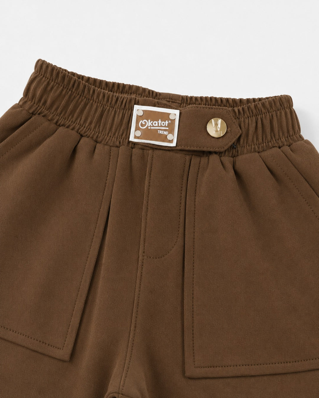 Girls Brown Korean Pant [ONLY PANT] [GJ-6D-4801] (4-12Years)