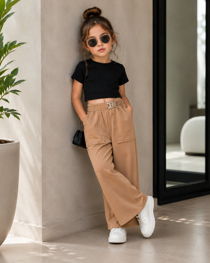 Girls Fawn Korean Pant [ONLY PANT] [GJ-5D-3497] (4-12Years)