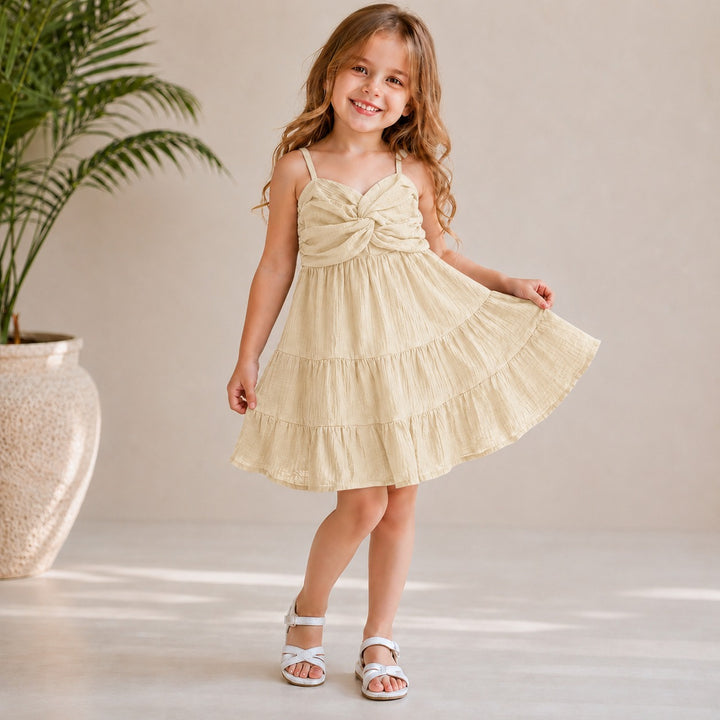Girl's Summer Spaghetti Onepice [GD-3B-5105] (2-9Years)
