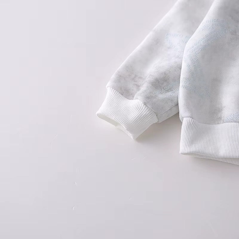 Boys Imported White Cord Set With Bag [BT-5K-3876] [1-6 Years]