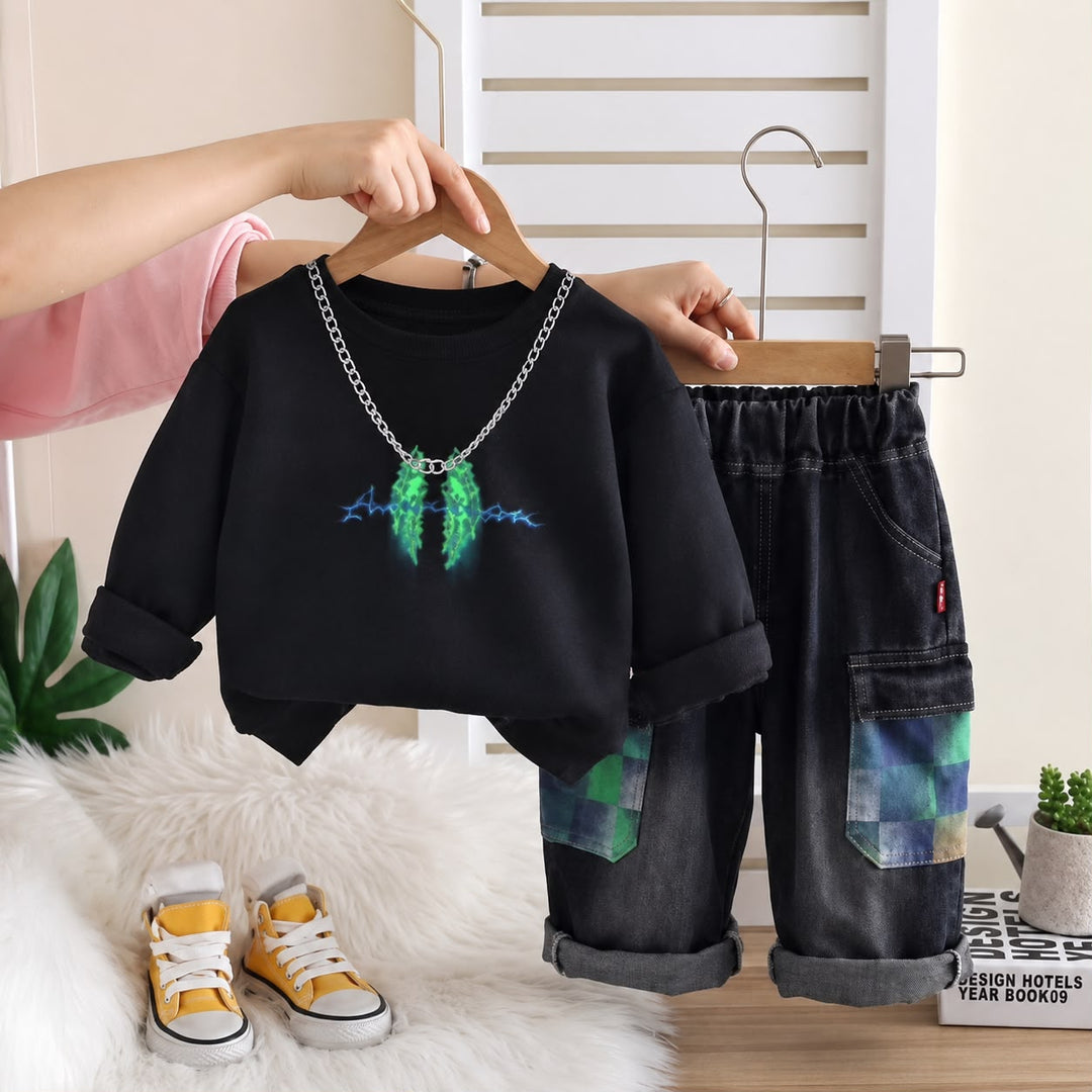 Boys 2 Piece Imported Cord Set [BT-4C-6113] [1 - 6 Years]