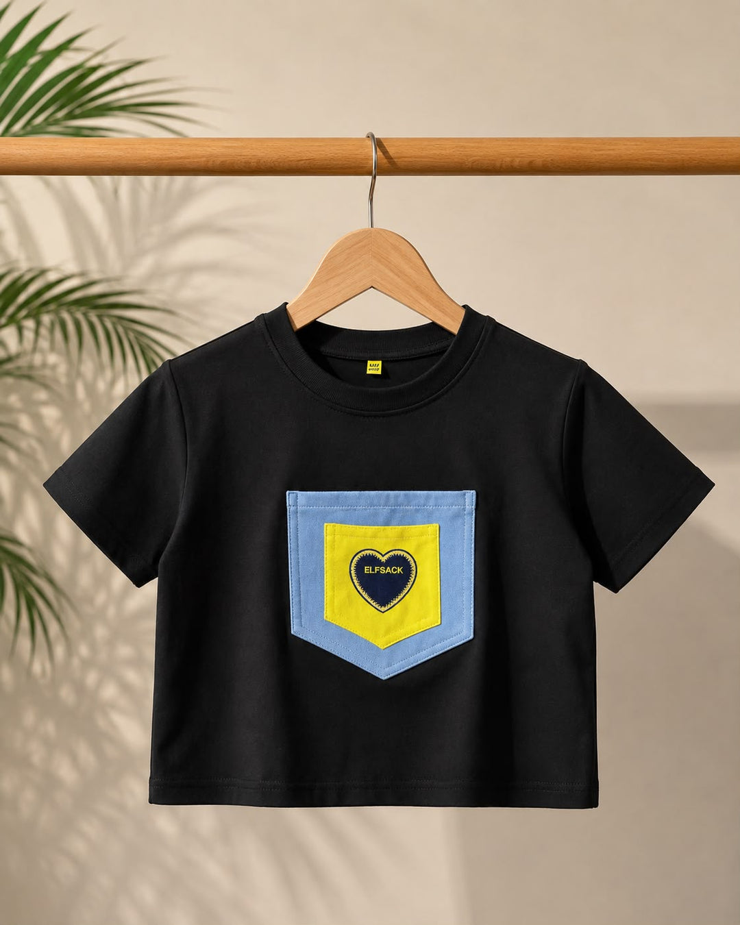 Girls Casual Black Top [ONLY TOP] [GT-1894] [4-12 year]