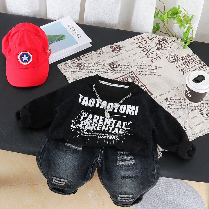 Boys 2 Piece Imported Cord Set [BT-2D-8756] [1 - 6 Years]