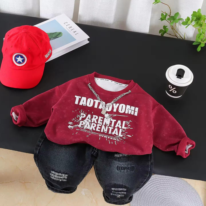 Boys 2 Piece Imported Cord Set [BT-2D-4127] [1 - 6 Years]