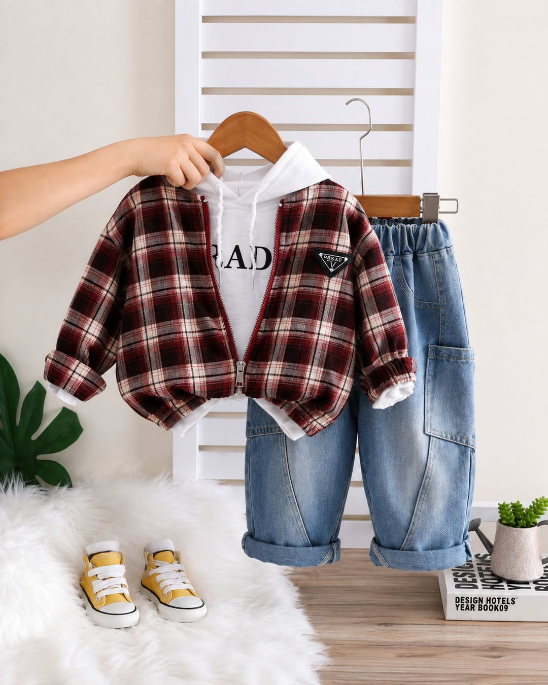 Boys 3 Piece Imported Cord Set [BT-N-4990] [1 - 6 Years]