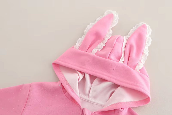 Girl's Imported Hooded Co-Ord Set [GCS-7167] (1 -6 Years)