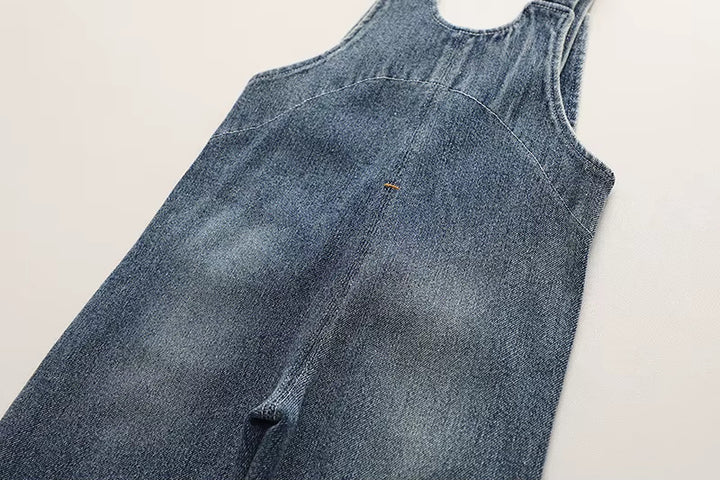Unisex Impored Black Dungaree [BT-6787] [1 - 5Years]