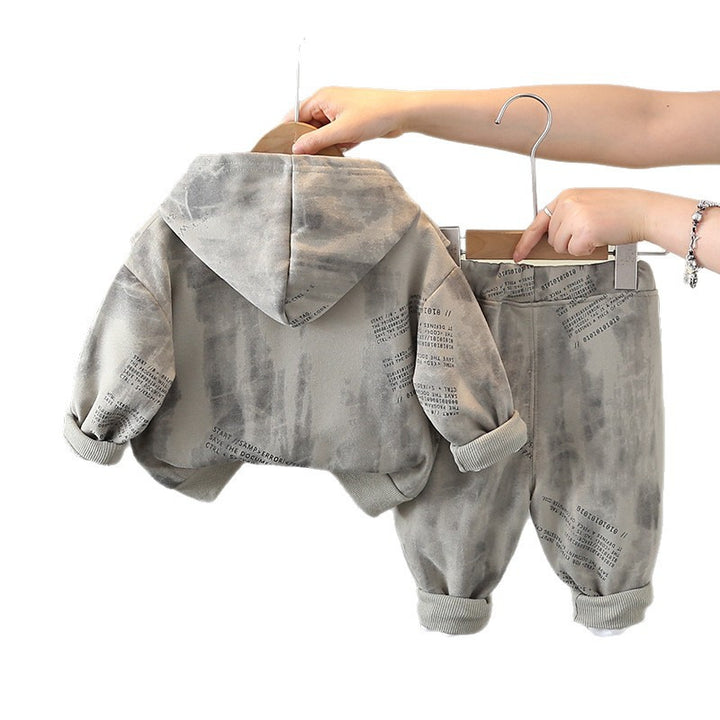 Boys Imported Grey Hoodie Co-Ord Set [BT-6745] [1 - 5Years]