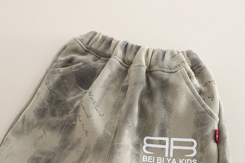 Boys Imported Grey Hoodie Co-Ord Set [BT-6745] [1 - 5Years]