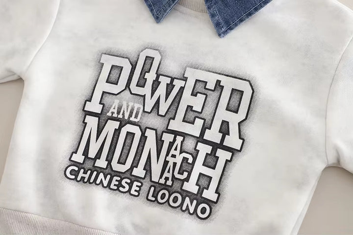 Boys Imported White Co-Ord Set [BT-6744] [2 - 5Years]