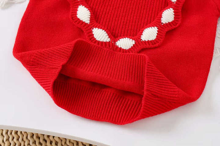 Girls Knitted Sweater Top And Skirt Set, Korean Fashion, Autumn/Winter Co-Ord Set [GCS-6672] (2-7 Years)