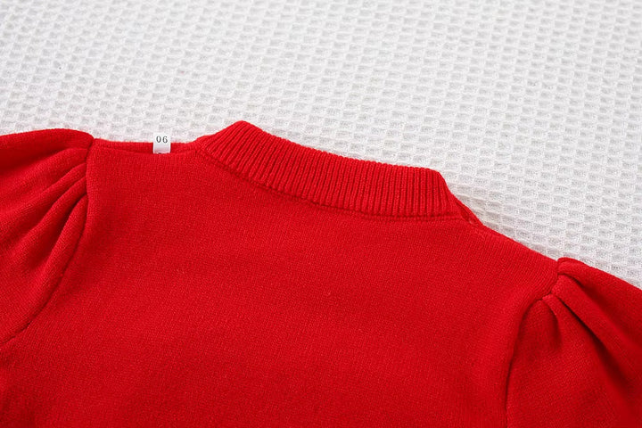 Girls Knitted Sweater Top And Skirt Set, Korean Fashion, Autumn/Winter Co-Ord Set [GCS-6672] (2-7 Years)