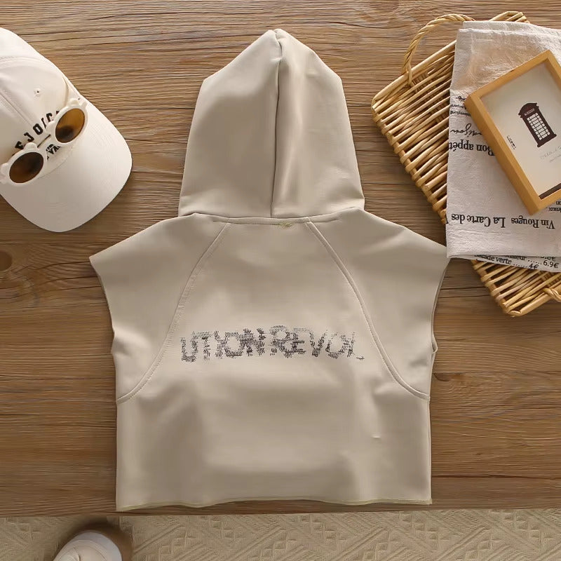 Boys Imported Beige Hoodie Co-Ord Set [BT-6599] [1 - 5Years]