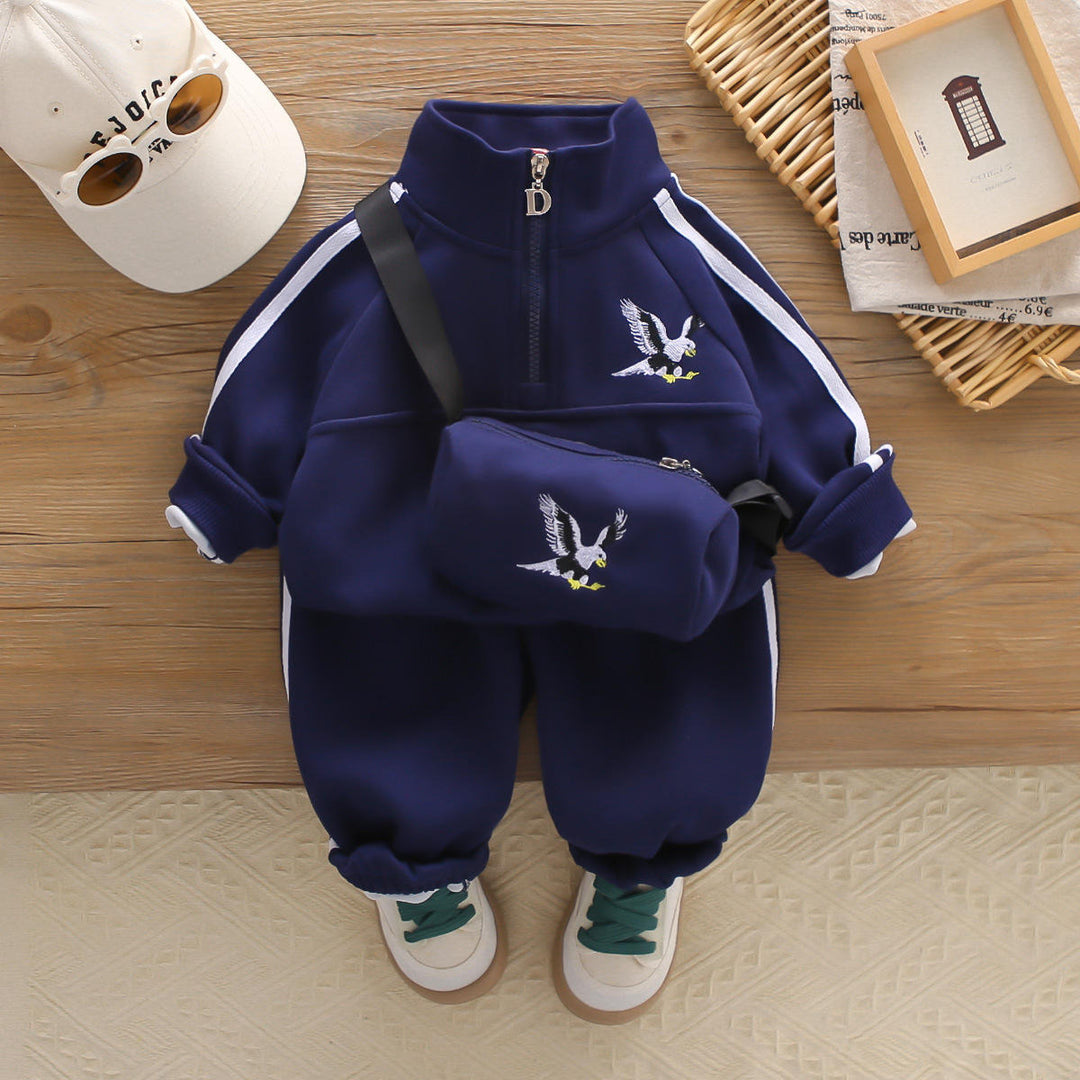 Boys Imported Navy Blue Co-Ord Set [BT-6598] [1 - 5Years]