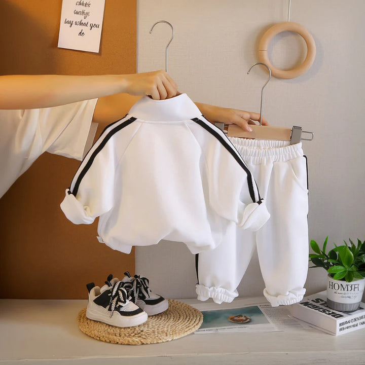Boys Imported White Co-Ord Set [BT-6597] [1 - 5Years]