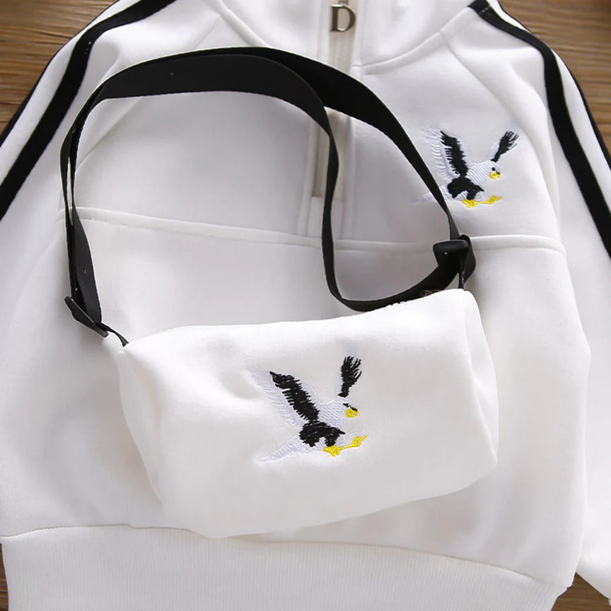 Boys Imported White Co-Ord Set [BT-6597] [1 - 5Years]
