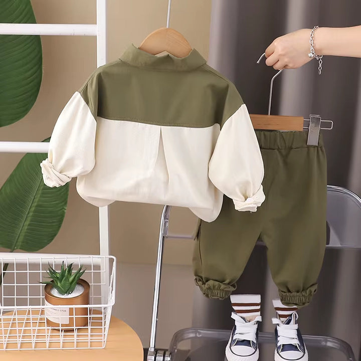 Boys Imported Forest Green Co-Ord Set [BT-6592] [1 - 5Years]