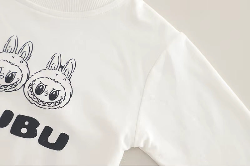 Girl's 3 Piece Imported Baby Pink Varsity Co-Ord Set [GCS-6431] [1 - 5Years]