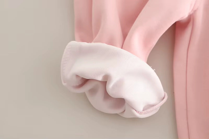 Girl's 3 Piece Imported Baby Pink Varsity Co-Ord Set [GCS-6431] [1 - 5Years]