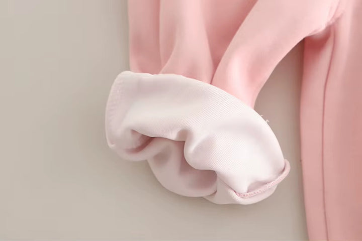 Girl's 3 Piece Imported Baby Pink Varsity Co-Ord Set [GCS-6431] [1 - 5Years]