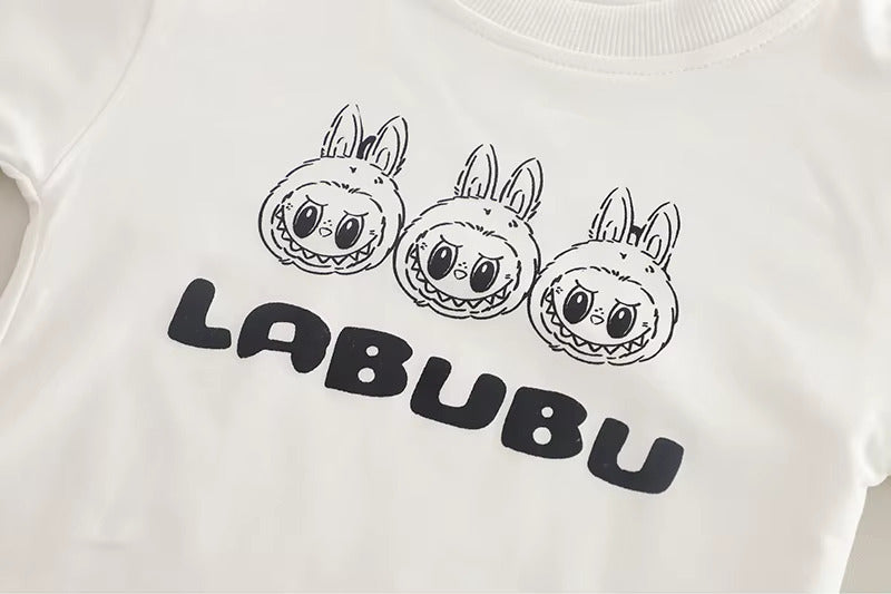 Girl's 3 Piece Imported Baby Pink Varsity Co-Ord Set [GCS-6431] [1 - 5Years]