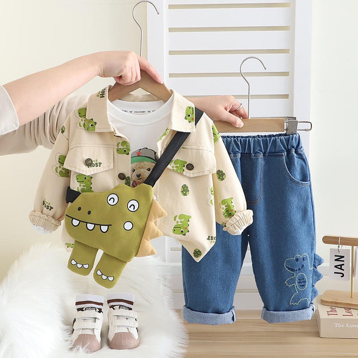 Boys Full Sleeves Imported Co-Ord Set [BT-6411] [1 - 5Years]