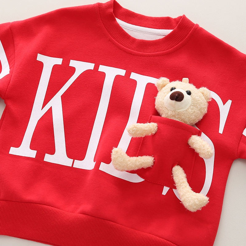 Boys Full Sleeves Impored Cord Set [3K-6483] [2 - 6Years]